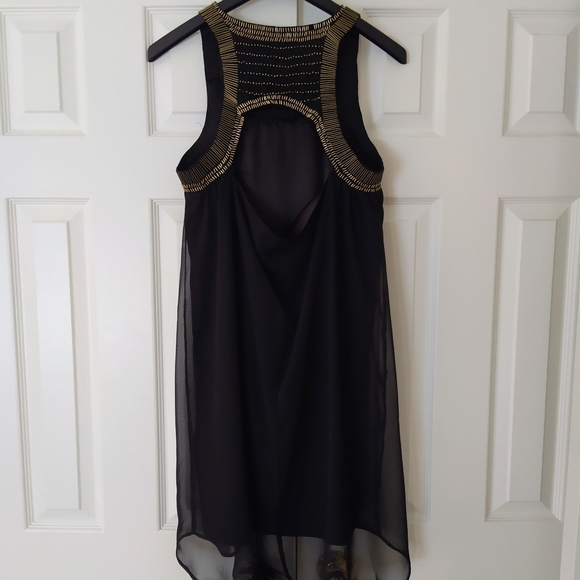NWOT BEDO Black Sleeveless Sequins Dress - Picture 7 of 8